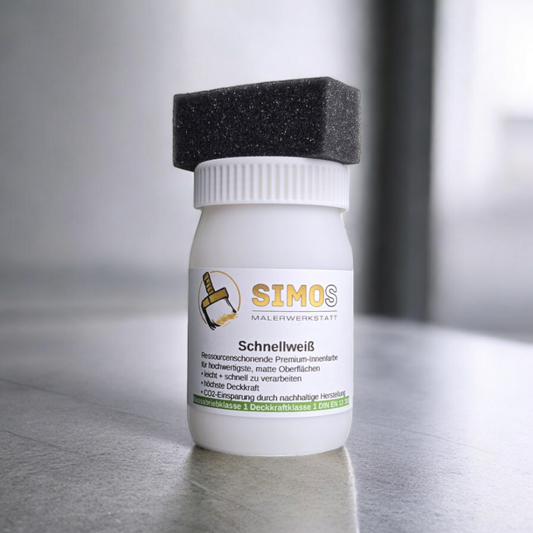 Simos Malerwerkstatt - Schnellweiß Wandfarbe