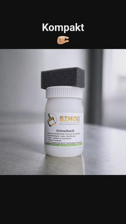 Simos Malerwerkstatt - Schnellweiß Wandfarbe